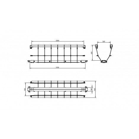 Blue Rabbit modul pod de legatura @bridge pentru turnuri de joaca 