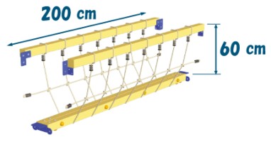 Blue Rabbit modul pod de legatura @bridge pentru turnuri de joaca 