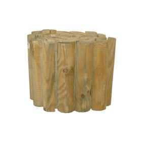   Bordura pentru pat de flori din pin borovi impregnat - 20 x 180 cm