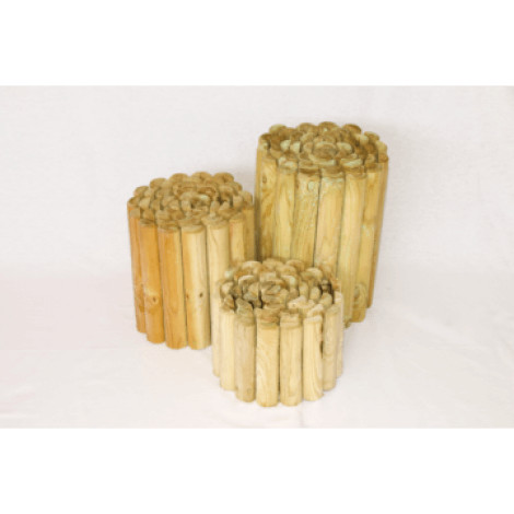 Bordura pentru pat de flori din pin borovi impregnat - 40 x 180 cm