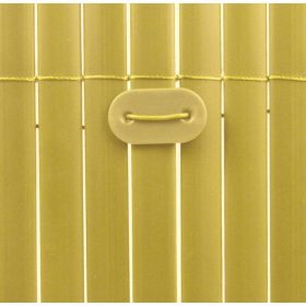   Fixcane - Cleme de fixare pentru paravan de stuf artificial, culoare bambus (26 buc/pachet) 