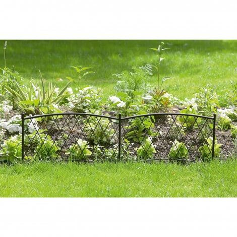 Bordura pentru pat de flori - Classic 0,4x1m - metal vopsit 