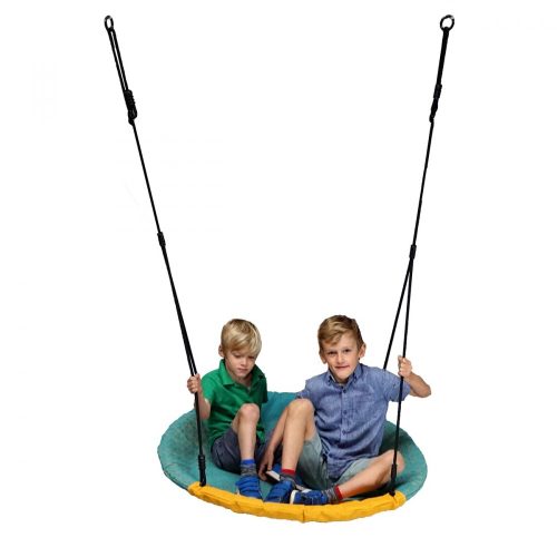 KBT Leagan cuib rotund din material Winkoh - Verde