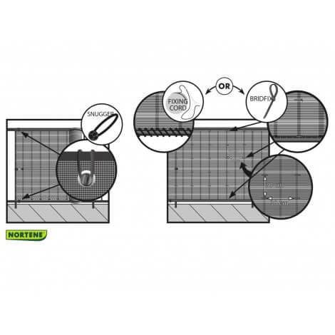 Plasa de umbrire Havanna 1x5 m culoare maro 85% 