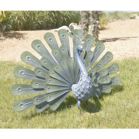 Figurina colorată de păun PEACOCK