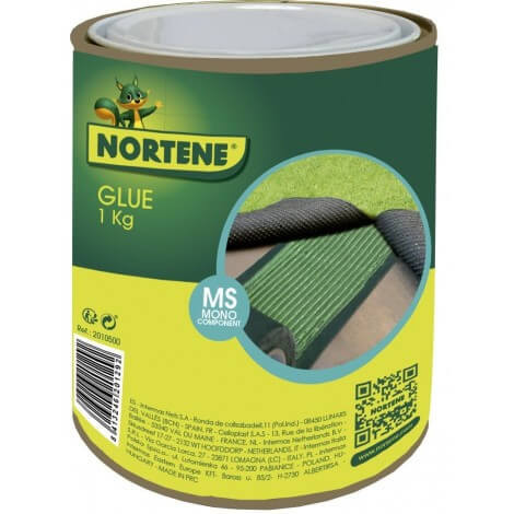 Adeziv pentru gazon artificial - Nortene 1kg, culoare verde