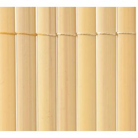   Plasticane - Paravan stuf plastic, profil oval 1x3m (culoare bambus)