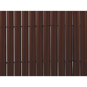   Plasticane - Paravan stuf plastic, profil oval 2x3m (culoare maro)