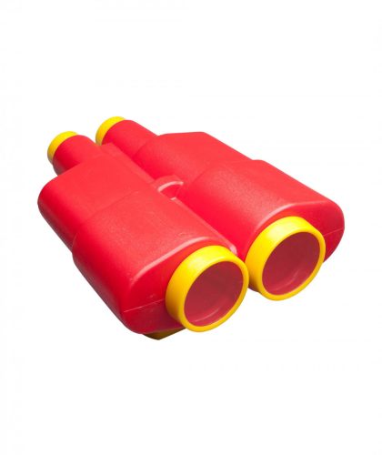 Binoclu din plastic rosu cu galben pentru loc de joaca Hapro 