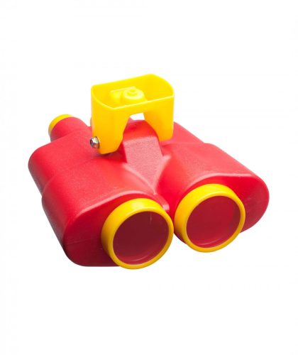 Binoclu din plastic rosu cu galben pentru loc de joaca Hapro 