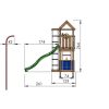 Jungle Gym Turn de joaca mic Viking cu tobogan de 230 cm 