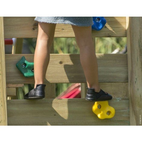 Jungle Gym Turn de joaca mic Teepee cu tobogan de 230 cm 