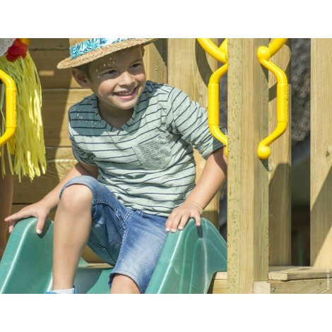 Jungle Gym Turn de joaca mic Resort cu tobogan de 230 cm 