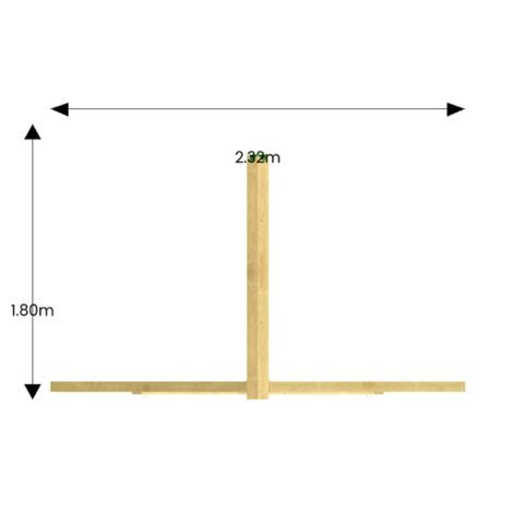 Jungle Gym 3.0 modul leagăn Swing 1 200 cm fără șezut