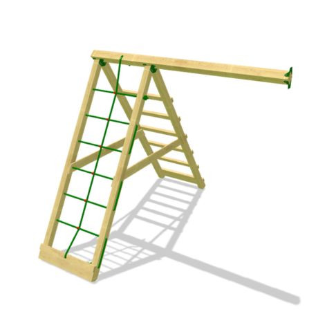 Jungle Gym modul de cățărare Climb 3.0 cu 1 loc de leagăn fără șezut 220 cm