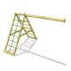 Jungle Gym modul de cățărare Climb Extra 3.0 cu 2 locuri de leagăne fără șezuturi 220 cm