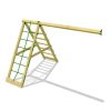 Jungle Gym modul de cățărare Climb 3.0 cu 2 locuri de leagăne fără șezuturi 220 cm