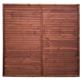 Gard Dune - vopsit în culoarea teak, 179x179 cm