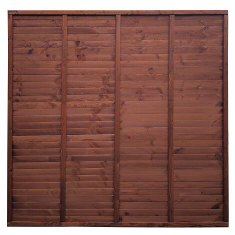 Gard Dune - vopsit în culoarea teak, 179x179 cm