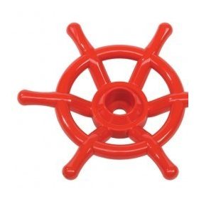 Carma vapor de plastic Boat pentru locuri de joaca Roşu