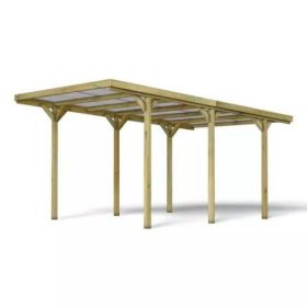 Carport auto din lemn Jean 304x512x252 cm