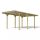 Carport auto din lemn Jean 304x512x252 cm