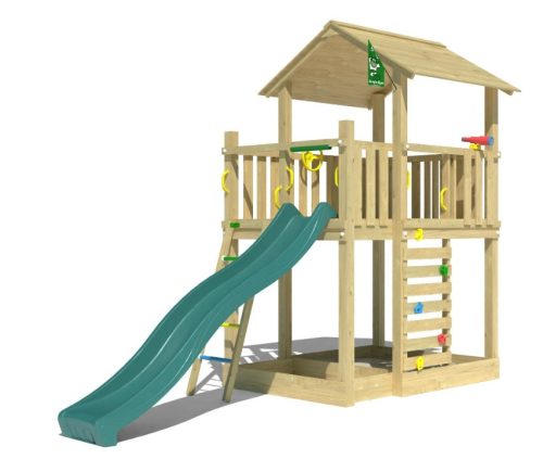 Jungle Gym Turn de joaca Chalet 2.1 cu tobogan de 290 cm 