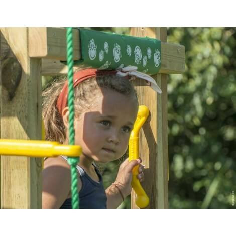 Jungle Gym Turn de joaca Lodge cu tobogan  de 290 cm 