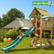 Jungle Gym Turn de joaca Cabin cu tobogan de 290 cm 