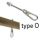 Carlig pentru prindere leagan type O 140 mm 