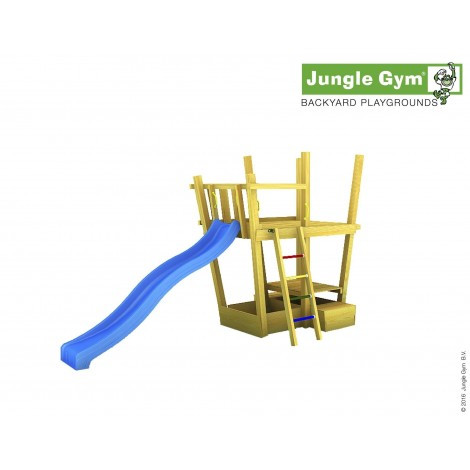 Jungle Gym Platforma XL pentru casuta Crazy cu tobogan de 290 cm 