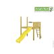 Jungle Gym Platforma L Playhouse pentru casuta  cu tobogan de 230 cm 