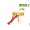 Jungle Gym loc de joaca platforma mare XL Playhouse cu casuta si tobogan 