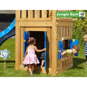   Jungle Gym modul casuta Playhouse 125 cm pentru turnuri de joaca mici 