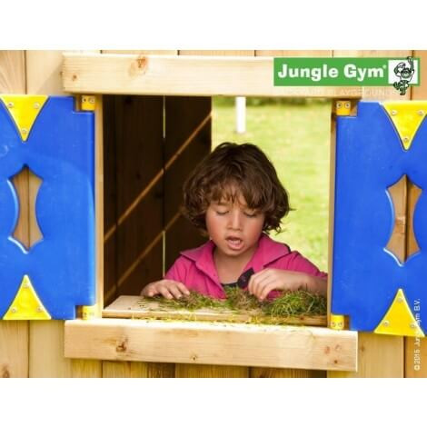 Jungle Gym modul casuta Playhouse 125 cm pentru turnuri de joaca mici 