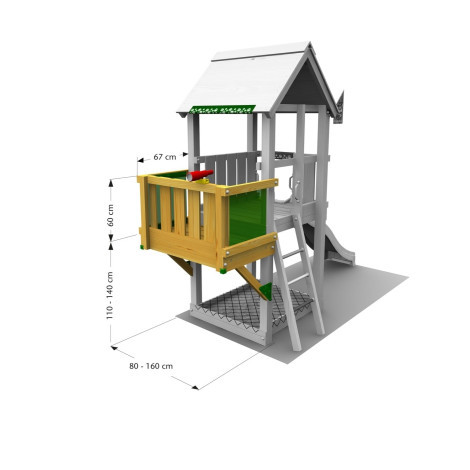 Jungle Gym modul pentru turnuri de joaca Balcony 