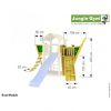 Jungle Gym modul vapor Boat pentru turnuri de joaca 
