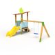 Mini Swing-Casuta cu leagan si tobogan pentru loc de joaca de uz public