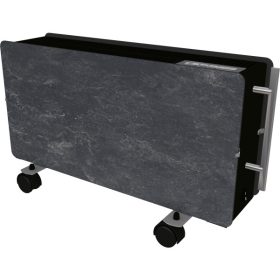   Panou electric ceramic de încălzire cu stocare termică - Climastar Optimus Dark Natura 1600 W