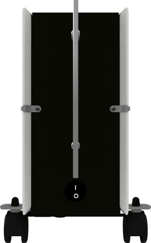 Panou electric ceramic de încălzire cu stocare termică - Climastar Optimus White Quartz 1600 W