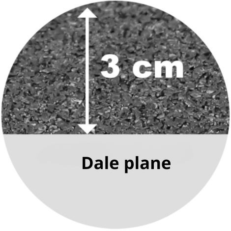 Dale de cauciuc EquiFlex-AgroFlex 3x100x100 cm negru ST0
