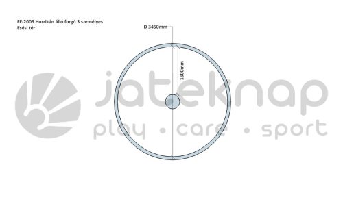 Bara rotativa Uragan pentru 3 persoane