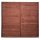 Gard Dune - vopsit în culoarea teak, 179x179 cm