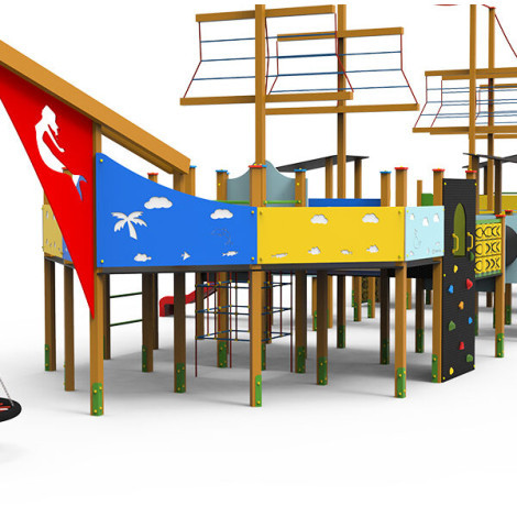 Complex de joaca Dream Boat pentru uz public