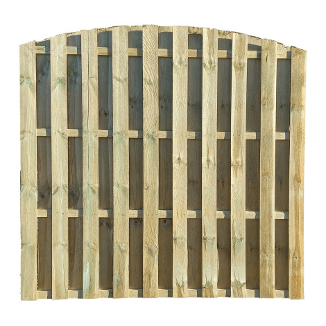 Gard - Multi arcuit cu lamele de 8 mm 180x180 cm