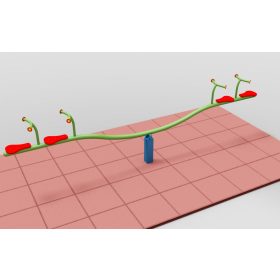 Balansoar metalic cu 4 locuri