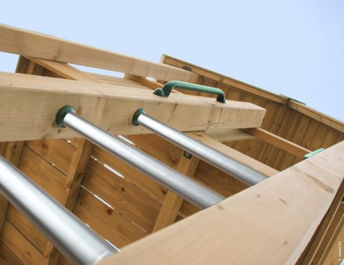 Hy-Land complex de joaca cu 2 turnuri si modul de leagan Proiect P6 