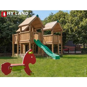   Hy-Land complex de joaca cu 2 turnuri, balcon si tobogan Proiect P8