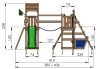 Jungle Gym loc de joaca turn Voyager cu modul Climb frame