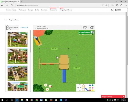 Jungle Gym loc de joaca turn Cubby cu modul leagan 